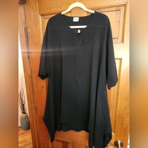 Oh My Gauze Black Top Size XL
